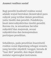 21/05/2013 afid burhanuddin 35 komentar. Asumsi Pokok Dalam Penelitian Kuantitatif Ialah Brainly Co Id