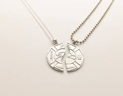 Firefighter His Hers Necklaces Firefighter Jewelry Firefighter Necklace His And Hers Necklaces