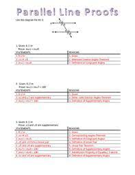 Parallel lines proof worksheet some of the worksheets for this concept are isometric drawing work shape and space 2d and 3d proofs views of 1 i join three cubes in a line make solid to scale using isometric paper on the the little board that has at times seemed so plagued with delays as to become. Parallel Lines Proofs By Kim Tallud Teachers Pay Teachers
