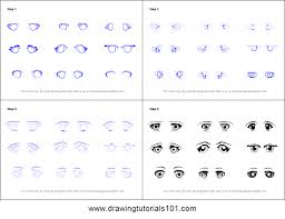 See more ideas about drawing base, drawing poses, anime poses reference. How To Draw Anime Eyes Female Printable Step By Step Drawing Sheet Drawingtutorials101 Com