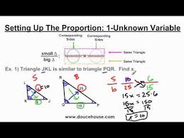 Similar Triangles Part 2 Solving For 1 Unknown Variable Similar Triangles Math Workshop Solving