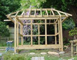 Build A Japanese Tea House Assembling The Roof Back Yard Japanese Tea House Tea House Design Tea House