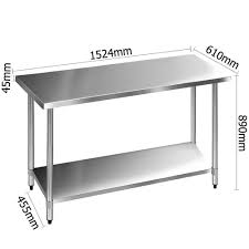kitchen work bench 430 stainless steel