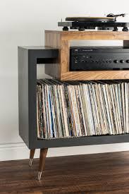 Don't feel constrained by the record cabinet's name, though. Mid Century Modern Record Player Stand Record Console Console Tables Cabinets Living Room Furniture