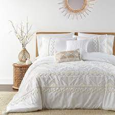 Twin bedding sets include everything you need to outfit your twin bed in one purchase—a comforter, fitted sheet, flat sheet, pillowcases, pillow shams make a guest room simple and inviting with white twin bedding. Levtex Home Harleson Comforter Set In 2021 Comforter Sets Duvet Cover Sets Comfortable Bedroom
