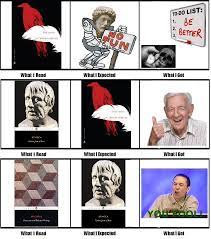 What I Read What I Expected What I Got Stoic Edition R Stoicism
