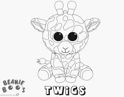 Coloring Beanie Boo Printable Coloring Pages Ty Boos To