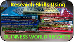 Research Skills Using The Guinness Book Of World Records Research Skills World Records Guinness Book Of World Records