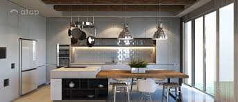 Use the same colour cabinetry for the dining portion of the kitchen island but drop the height by just enough. 2020 Is The Year Of Kitchen Remodels And These Malaysian Designs Will Inspire You Atap Co