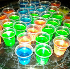 Virgin Jello Shots For Sweet 16 Rave Theme Party Sweet 16 Themes Sweet Sixteen Parties Neon Sweet 16