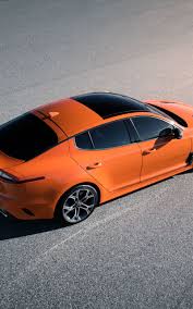 Orange Kia Stinger Gts Wallpaper Kia Stinger Kia Stinger