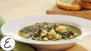 Traditional Portuguese Kale And Chorizo Soup Emeril Lagasse Youtube