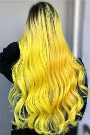 Black And Yellow Hair Color Super Stunning Black Yellow Hair Dye For Long Hair Hairminia Yellow Hair Dye Cool Hair Color Yellow Hair
