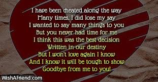 That makes it a cute way to say goodbye to your boyfriend. Breakup Messages For Boyfriend
