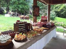 Gorgeous Outdoor Wedding Showers Paperblog Bridal Shower Rustic Bbq Wedding Reception Backyard Bbq Wedding