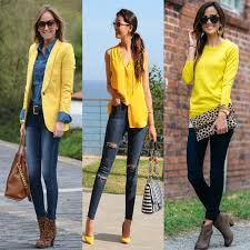 Como Combinar El Amarillo Moda Looks Stylo Fashion Yellow Blouse Outfit Yellow Blazer Outfit