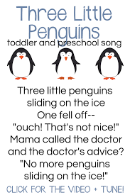 Bird Songs For Kids Penguins Felt Board Rhyme Flannel Board Fun Three Little Penguins In 2020 Circle Time Songs Kids Poems Rhyming Preschool