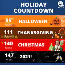 Www.xmasclock.com is your christmas countdown 2021! Wptv 85 Days Until Halloween Do You Think Facebook