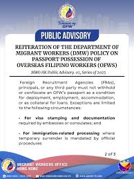 MIGRANT WORKERS (DMW ...