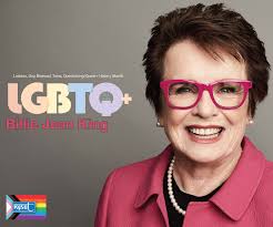 New poster celebrates tennis legend Billie Jean King for LGBTQ+ History  Month