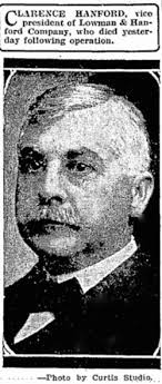 Clarence E Hanford (1857-1920)