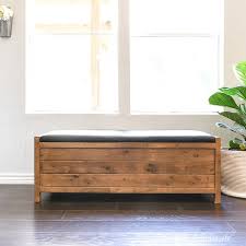 White benches & settees : Simple Upholstered Storage Bench Build Plans Houseful Of Handmade