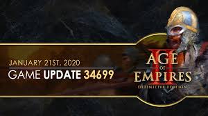 The title screen should show you on build 54480. Age Of Empires Ii Definitive Edition Age Of Empires Ii Definitive Edition Update 34699 Steam News