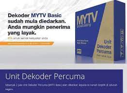 Tidak seperti siaran analaog yang hanya memerlukan antena ditambat terus ke tv, siaran digital memerlukan kelengkapan tambahan iaitu dekoder. Suara Penjawat Awam Unit Dekoder Mytv Percuma Sebanyak 2 Juta Unit Dekoder Percuma Mytv Basic Akan Diberikan Kepada Isi Rumah Terpilih Di Seluruh Negara Kini Anda Boleh Menyemak Sekiranya Ada Antara Salah