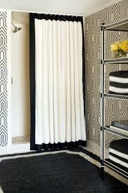 Many homeowners use the space behind a range for. Decorating With Shower Curtains Houzz