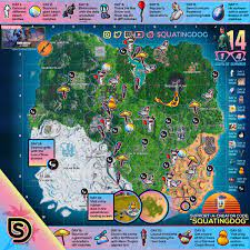 Here's where each firework can be found and launched: 14 Days Of Summer Fortnite Challenges Cheat Sheet Unicorn Floaties Fireworks Tiny Rubber Ducky Locations More Fortnite Insider