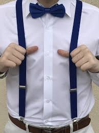 Black And White Suit With Bow Tie Tuxedos Suits Michelle S Bridal And Tuxedo Quinceanera Dresses Blue Blue Suspenders Royal Blue Suspenders