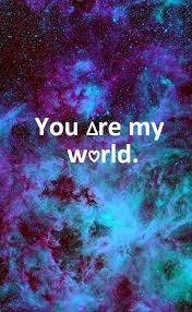I Admit It Right Now That You Are My World Galaxy Wallpaper Iphone Wallpaper Wallpaper