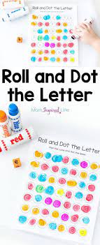 Roll And Dot The Letter Alphabet Activity And Printable Alphabet Activities Alphabet Kindergarten Alphabet Preschool