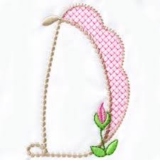 The continental territory of denmark, the faroe islands, and greenland form the three constituent countries of the kingdom. Country Flowers Uppercase Letter D 4x4 Products Swak Embroidery