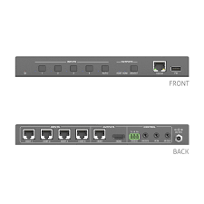 While, hdbaset needs to purchase the corresponding hardware to support the same feature, and it only supports one of them (either reduce all tv resolutions to 1080p or upgrade all to 4k). 4x1 Hdbaset Switcher Incl Scaler Puretools Professional Media Technology For All Purposes 4x1 4k Hdbaset In And Out Switcher Purelink English