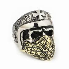 Details About Brass Mask 925 Sterling Silver Motorcycle Helmet Skull Mens Biker Ring Ta23a 4px