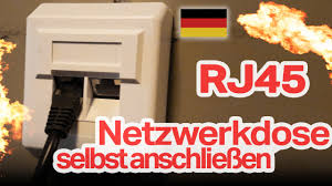Wichtig beim anschließen des dsl routers! Rj45 Netzwerkdose Selbst Anschliessen Diy Deutsch German Hd Youtube