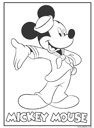 Mickey mouse is a very popular cartoon characters. Free Printable Mickey Mouse Clubhouse Coloring Pages For Kids
