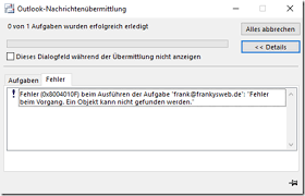 Die nachrichtenschnittstellen haben einen unbekannten fehler zurückgeliefert. Exchange 2016 Offline Adressbuch Oab Kann Nicht Runtergeladen Werden 0x8004010f Frankys Web