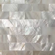 Art3d 6 Pack Peel And Stick Mother Of Pearl Shell Tile For Kitchen Backsplashes 12 X 12 Wh Luxury Tile Kitchen Tiles Backsplash Shell Mosaic Tile