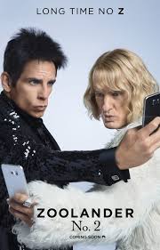 The word 'f*ck' is uttered by zoolander in his conversation with valentina. Zoolander 2 S New Hilarious Poster Instyle