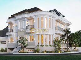 Jasa desain rumah tingkat dengan amanah profesional.produk meliputi desain 3d,gambar kerja anda bisa melihat contohnya seperti pada foto di atas. Model Desain Rumah Mewah 3 Lantai