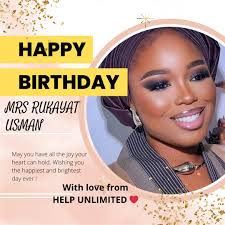 Birthday Wishes to Mrs Ruqayyah Olanyke Abdulrauf Usman