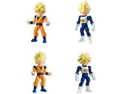 Due to the unique design of each character, the actual size of the figure may be slightly smaller or bigger. Dragon Ball Z 66 Action Trading Figures Box Of 10 Figures