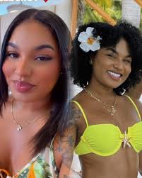 Dos versiones de una misma mujer. Yarleidis Manjarres con cabello lacio y  crespo natural #fblifestyle