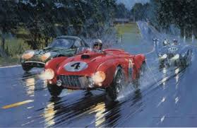 Since 2015 the record price for this artist at auction is $3,138 usd for monaco grand prix, sold at dreweatts, donnington priory in 2018. Le Mans 1954 By Nicholas Watts Limited Edition Unmounted Lithograph Print At Collectors Prints