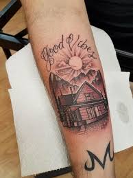 Your tattoo, piercing, or cosmetic enhancement experience should be perfect from start to finish. Good Vibes Done By Kevin Belli At Ambition Tattoo Studio In Cranston Ri Tattoos