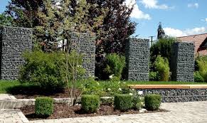 Steine Von Steinbach Rawe Steinkorbe Rawe Steinzaun Fs Larmschutzwand Steinkorbe Gartengestaltung Garten