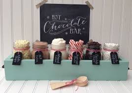 Hot Chocolate Bar Station Deluxe Hot Cocoa Bar Tabletop Hot Chocolate Bar Party Hot Chocolate Bars Christmas Hot Chocolate