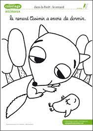 grandir avec nathan les coloriages des animaux de la foret le renard coloriage ferme astronaute cool